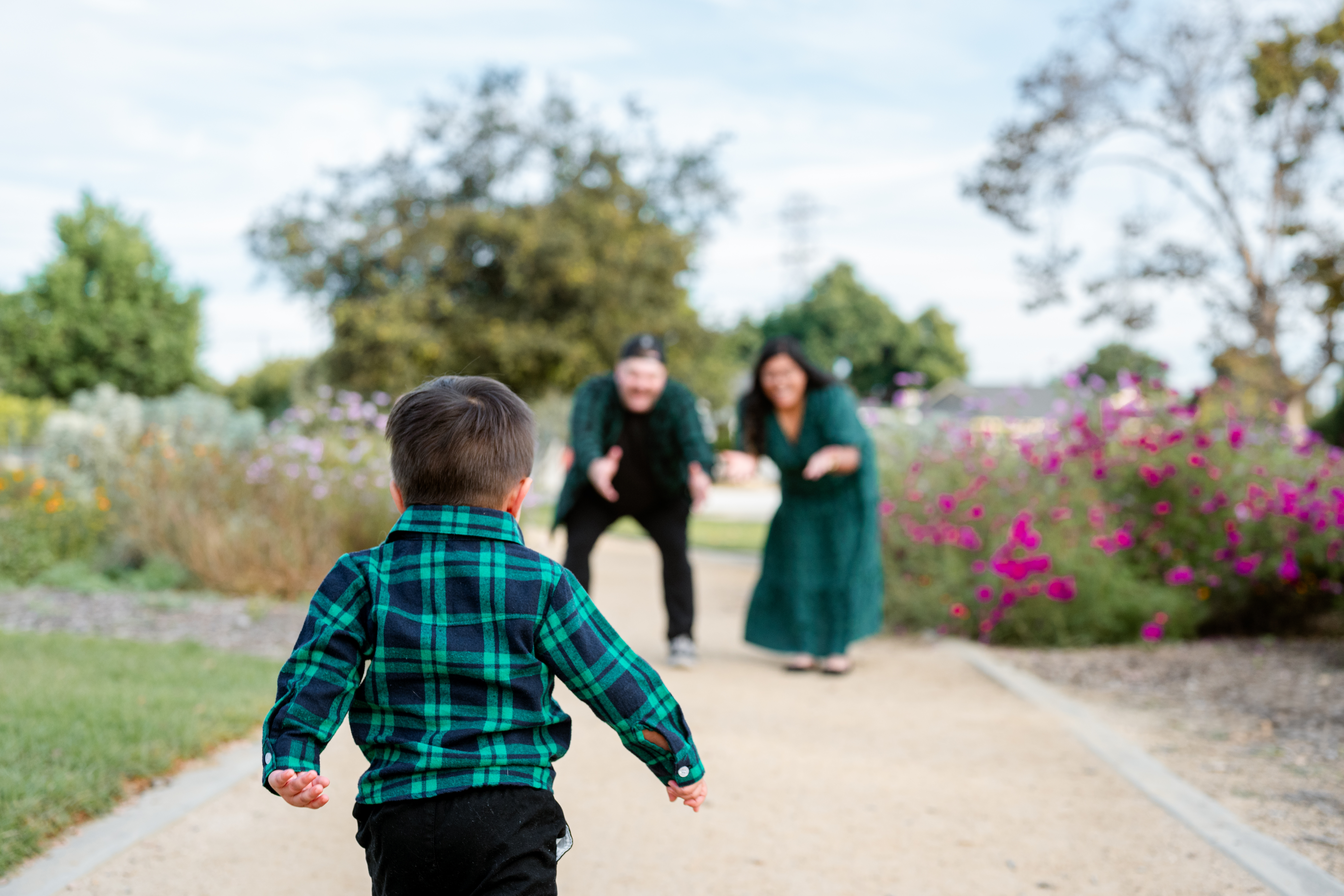 Bromley family — smiling together